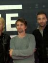 Muse à l'avant-première de leur film-concert "Muse Live at Rome Olympic Stadium", à la Geode de Paris, le 5 novembre 2013