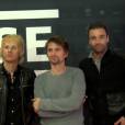 Muse à l'avant-première de leur film-concert "Muse Live at Rome Olympic Stadium", à la Geode de Paris, le 5 novembre 2013