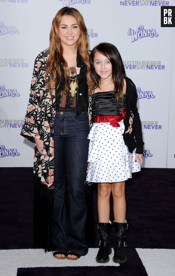 Miley Cyrus : Noah, sa petite soeur, est née en 2000