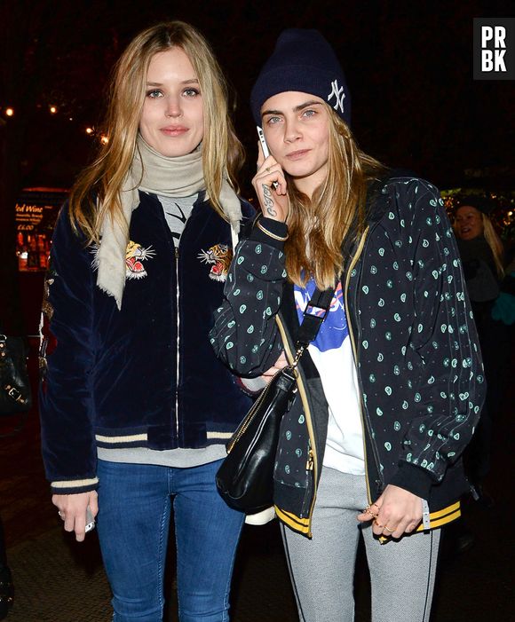 Cara Delevingne à l'ouverture de l'événement Winter Wonderland au Hyde Park de Londres le 21 novembre 2013