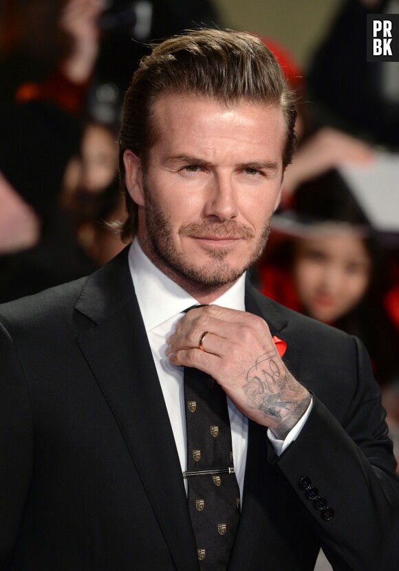 David Beckham à l'avant-première du film The Class of 92 à Londres, le 1er décembre 2013