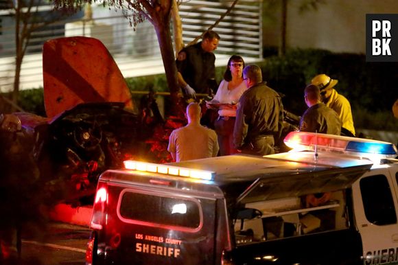 Les photos de l'accident de voiture de l'acteur Paul Walker, mort le 30 novembre 2013, attestent de la violence du crash