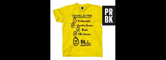 Noël 2013 : nos idées de cadeaux insoltes, le t-shirt Kill Bill