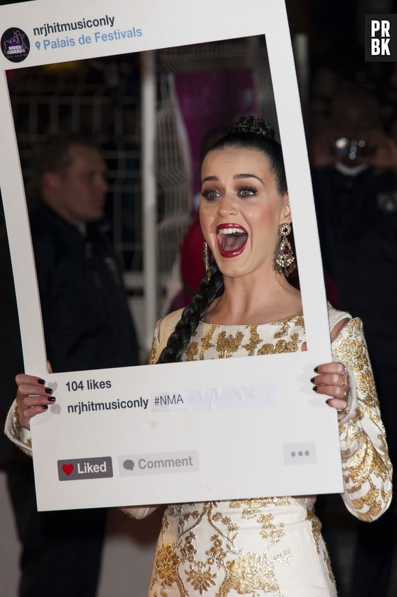 Katy Perry aux NMA 2014, le 14 décembre 2013 à Cannes