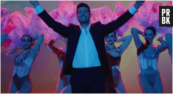 Robin Thicke dans le clip de Feel Good