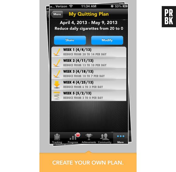 MyQuit Coach : l'application anti-cigarettes