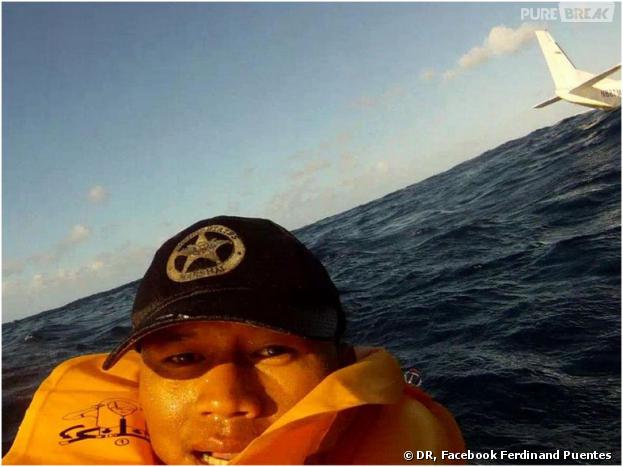 Ferdinand Puentes : son selfie post-crash d'avion