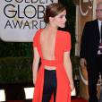 Emma Watson en Dior sur le tapis rouge des Golden Globes, le 12 janvier à Los Angeles