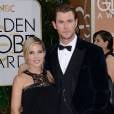 Chris Hemsworth et Elsa Pataky sur le tapis rouge des Golden Globes 2014