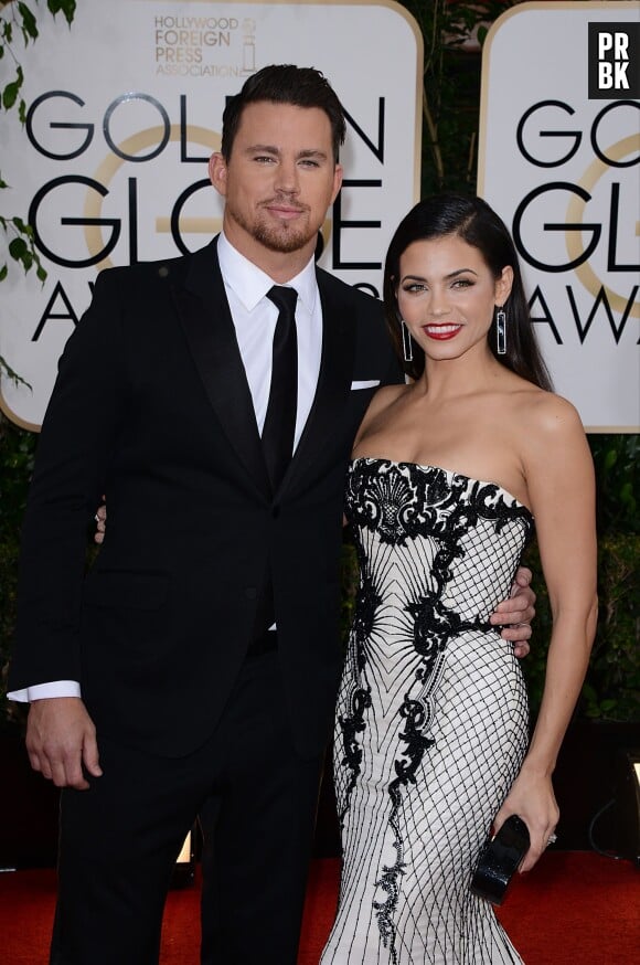 Channing Tatum et Jenna Dewan Tatum aux Golden Globes 2014