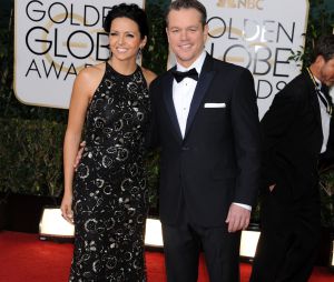 Matt Damon sur le tapis rouge des Golden Globes 2014