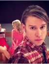 Glee saison 5 : Becca Tobin, Dianna Agron et Chord Overstreet sur le tournage de l'épisode 100