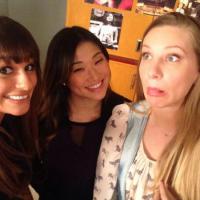 Glee saison 5 : Lea Michele, Heather Morris... nouvelles photos du tournage de l&#039;épisode 100