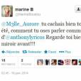 Les Princes de l'amour : Marine Boudou défend son ex-Prince sur Twitter