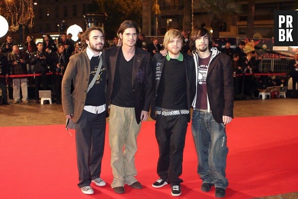 Kyo : Florian Dubos, Nicolas Chassagne, Benoît Poher et Fabien Dubos aux NRJ Music Awards 2006