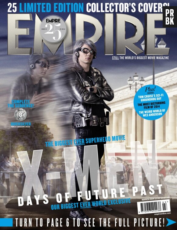 X-Men Days of Future Past : Evan Peters sur la couverture du magazine Empire