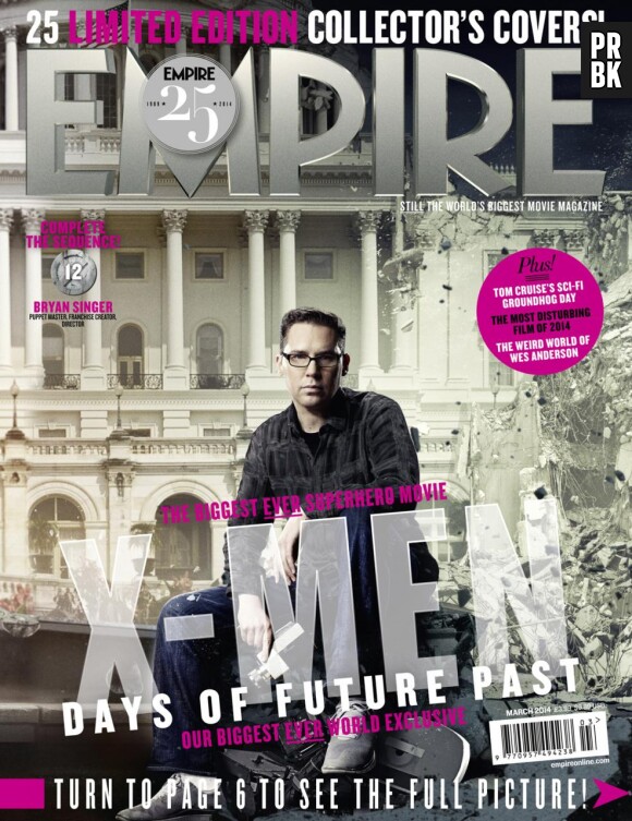 X-Men Days of Future Past : Bryan Singer sur la couverture du magazine Empire