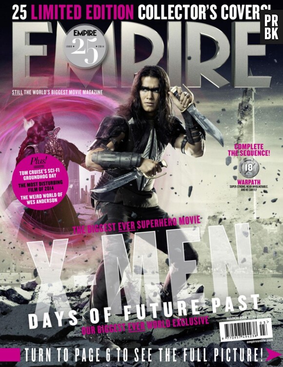 X-Men Days of Future Past : Booboo Stewart sur la couverture du magazine Empire