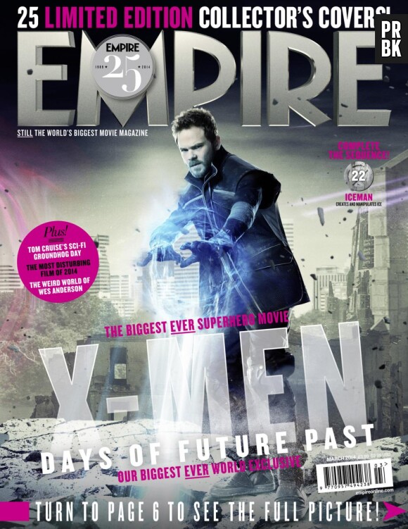 X-Men Days of Future Past : Shawn Ashmore sur la couverture du magazine Empire