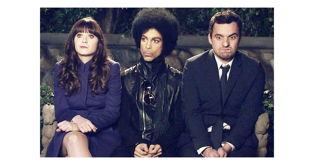 New Girl saison 3, épisode 14 : Prince entre Zooey Deschanel et Jake