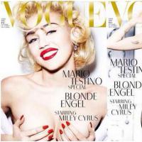 Miley Cyrus topless et sosie de Madonna pour le Vogue allemand
