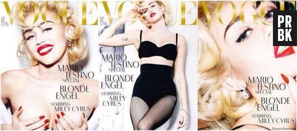 Miley Cyrus sexy pour les Unes de Vogue