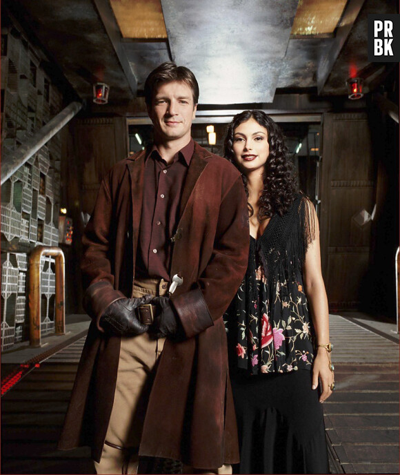 Firefly : Nathan Fillion et Morena Baccarin sur une photo