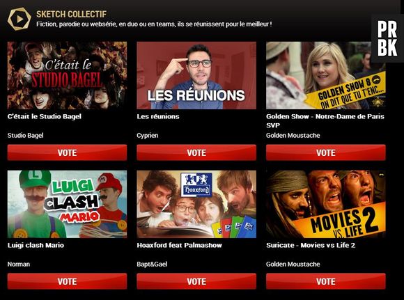 Les Web Comedy Awards :