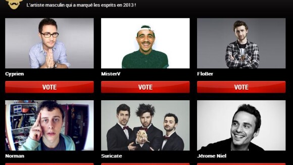 Web Comedy Awards : Norman, Cyprien... votez pour vos Youtubeurs préférés