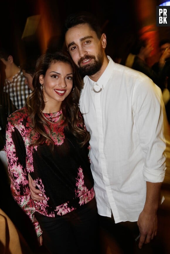 Tal et son fiancé Anthony, invités de la soirée Eleven Paris à la Gaité Lyrique et au VIP Room, le 4 mars 2014