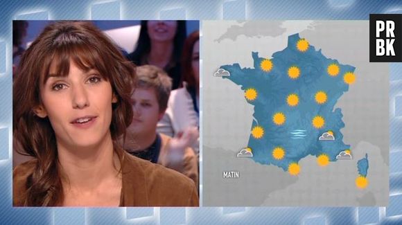 Doria Tillier : une météo bluffante pour Stéphane De Groodt dans Le Grand Journal du 5 mars 2014
