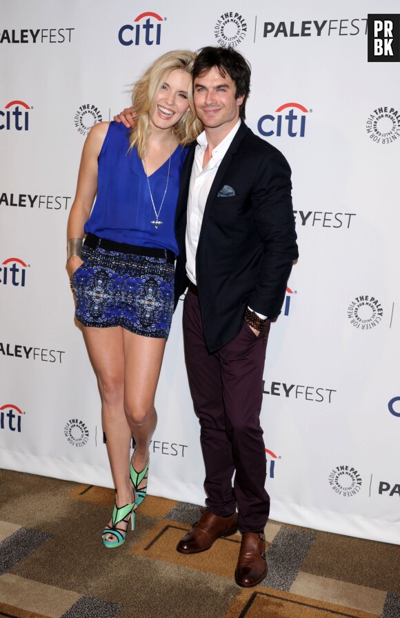 Lost : Maggie Grace et Ian Somerhalder, aka Shannon et Boone, le 16 mars 2014 au PaleyFest de L.A