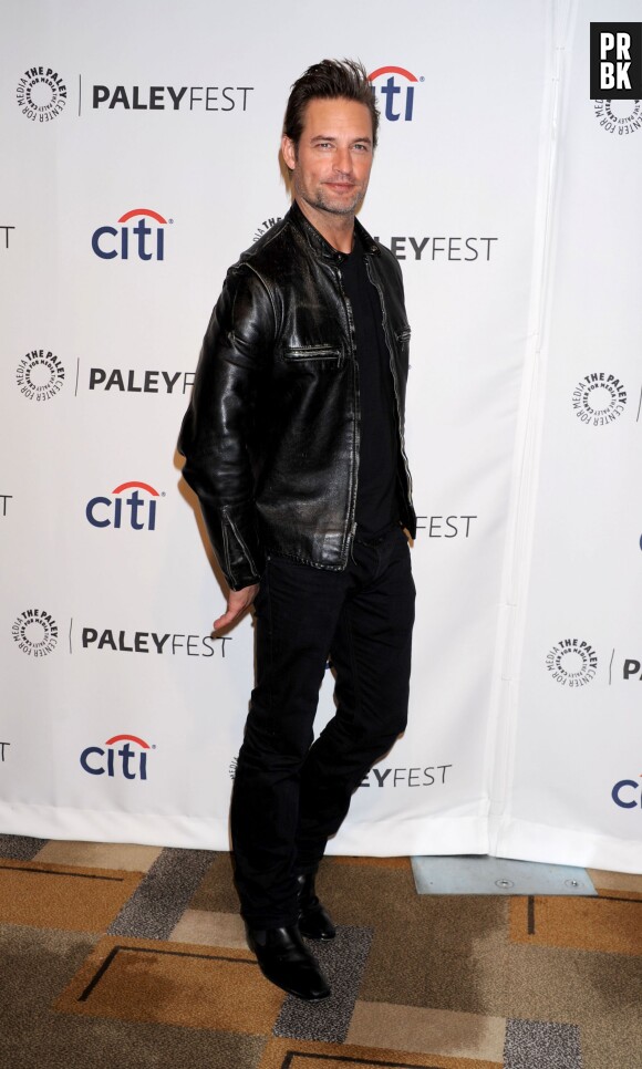 Lost : Josh Holloway sexy en cuir pour les 10 ans de la série, le 16 mars 2014 à L.A