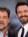  Russell Crowe et Hugh Jackman r&eacute;unis pour l'avant-premi&egrave;re de No&eacute;, le 31 mars 2014 &agrave; Londres 