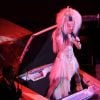 Neil Patrick Harris déguisé en drag queen dans la comédie musicale Hedwig and the Angry inch au Belasco Theater de New York, le 31 mars 2014