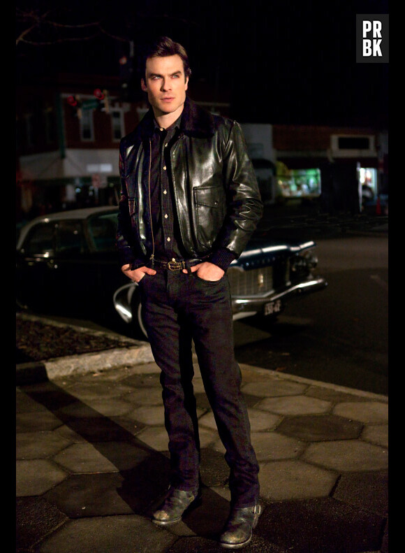 Vampire Diaries saison 5, épisode 19 : Damon dans un flashback dans les années 60