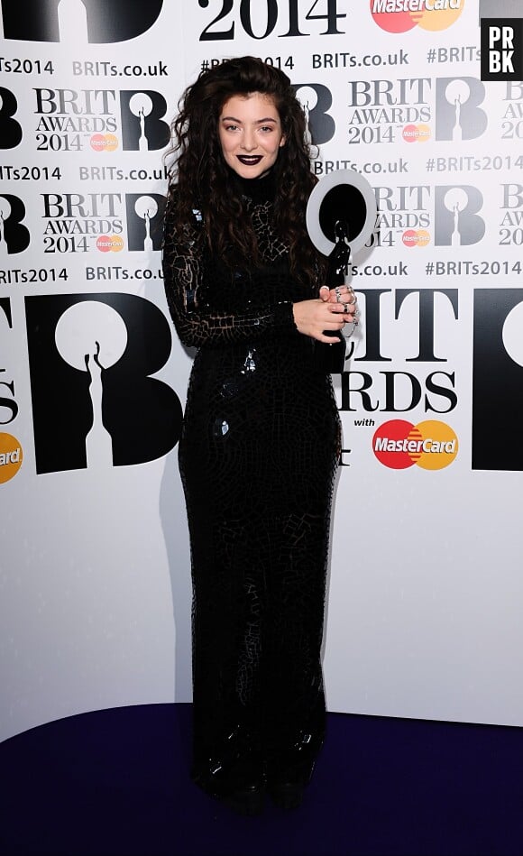 Lorde reine des Brit Awards 2014