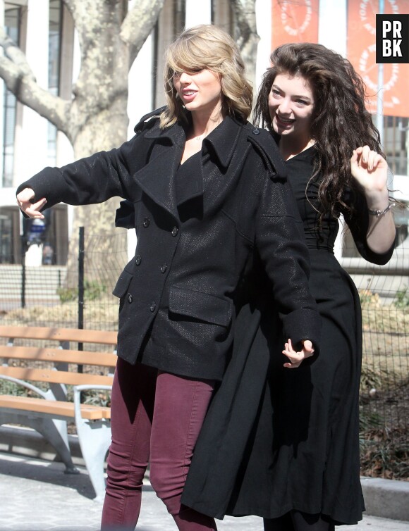 Lorde et Taylor Swift : complices à New York, le 9 mars 2014