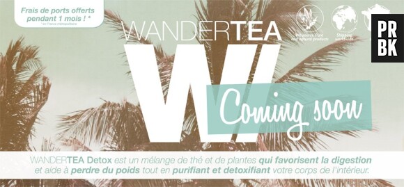 Caroline Receveur : Wandertea Detox, sa gamme de thés 