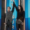 Hunger Games 3 : Jennifer Lawrence et Josh Hutcherson sur le tournageà Ivry sur Seine