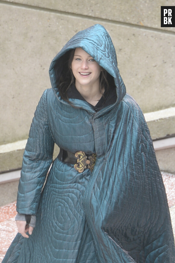 Hunger Games 3 en France : Jennifer Lawrence dans la peau de Katniss à Ivry-sur-Seine
