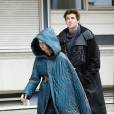  Hunger Games 3 en France : Jennifer Lawrence et Liam Hemsworth sur le plateau, le 7 mai 2014 