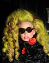  Lady Gaga et sa coupe de cheveux improbable, le 7 avril 2014 &agrave; New York 