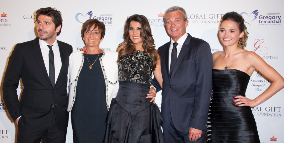 Global Gift Gala 2014 : Patrick Fiori et Karine Ferri en présence de la famille de Grégory Lemarchal