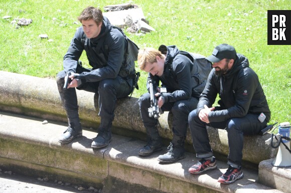 Hunger Games 3 : les acteurs durant le tournage