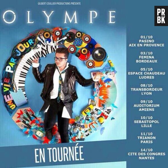 Olympe en tournée pour son album "Une Vie par jour"