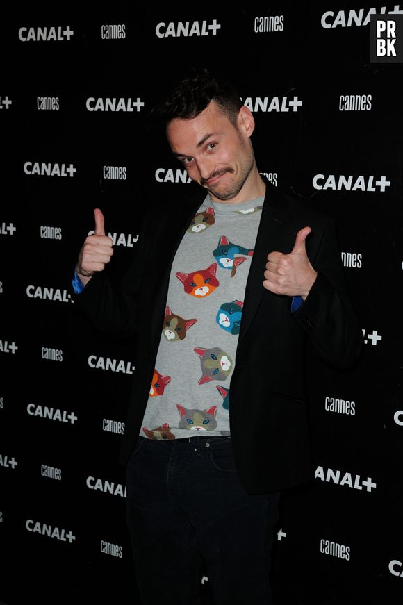 Jérôme Niel à la soirée Canal + au Festival de Cannes 2014, le vendredi 16 mai