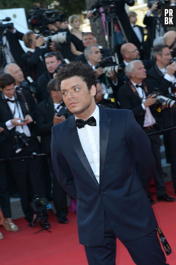 Kev Adams sur le tapis rouge du Festival de Cannes 2014, le vendredi 16 mai