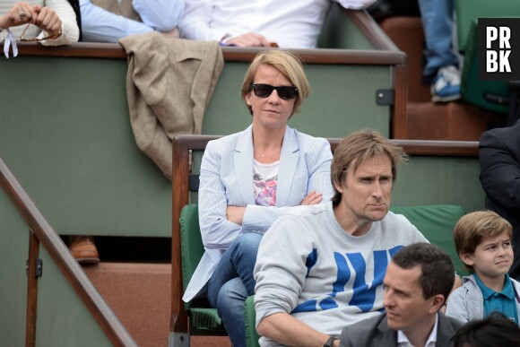 Ariane Massenet à Roland Garros, le 30 mai 2014