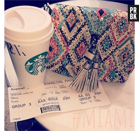 Caroline Receveur et son petit ami Valentin Lucas : direction Miami pour des vacances en amoureux